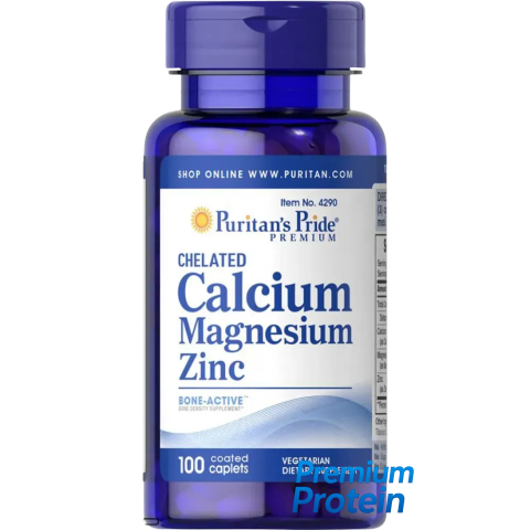 Puritan's Pride Calcium Magnesium Zinc — capsules | 100