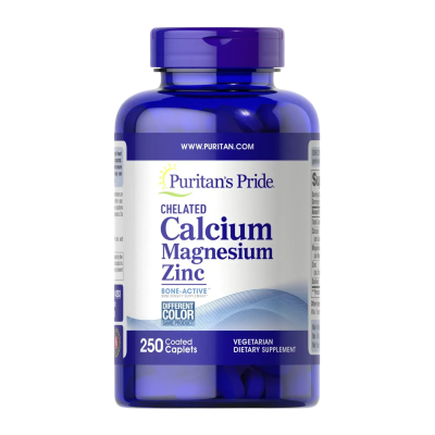 Puritan's Pride Calcium Magnesium Zinc — capsules | 250