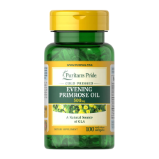 Puritan's Pride Evening Primrose Oil with GLA — softgels | 100 × 500 mg