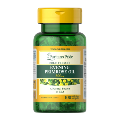 Puritan's Pride Evening Primrose Oil with GLA — softgels | 100 × 500 мг