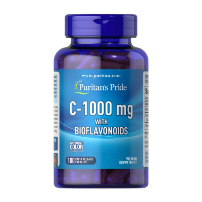 Puritan's Pride Vitamin C — capsules | 100 × 1000 mg