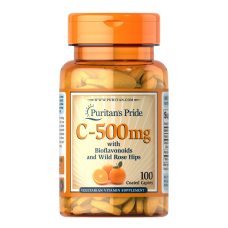 Puritan's Pride Vitamin C — capsules | 100 × 500 mg
