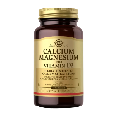 Solgar Calcium Magnesium with Vitamin D3 — tablets | 150