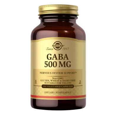 Solgar GABA — capsules | 100 × 500 mg