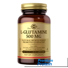 Solgar L-Glutamine — capsules | 100 × 500 mg