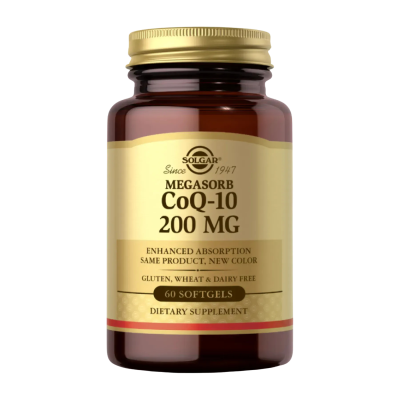 Solgar Megasorb CoQ-10 — softgels | 60 × 200 mg