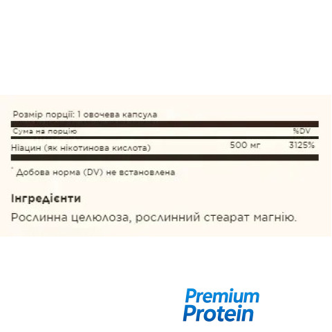 Solgar Niacin (Vitamin B3) — capsules | 100 × 500 mg