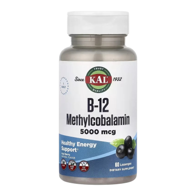 KAL B-12 Methylcobalamin — lozenges | 60 × 5000 mcg