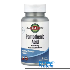 KAL Pantothenic Acid — tablets | 50 × 1000 mg