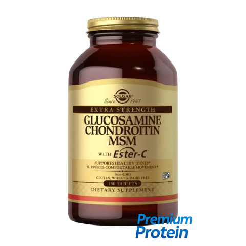 Solgar Extra Strength Glucosamine Chondroitin MSM with Ester-C® — tablets | 180