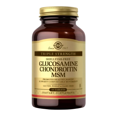 Solgar Triple Strength Glucosamine Chondroitin MSM — tablets | 60