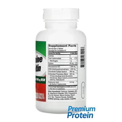 21st Century Glucosamine Chondroitin Advanced + MSM — tablets | 120